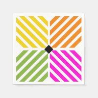 Rainbow Diagonal Stripes