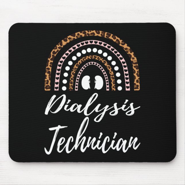 Rainbow Dialysis Technician And Dialysis Nurses  Mouse Pad (Front)