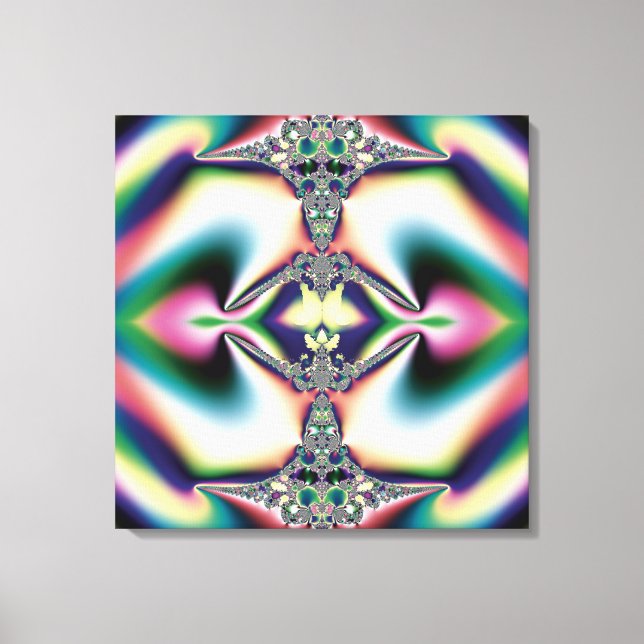 Rainbow Diamond Canvas Print (Front)