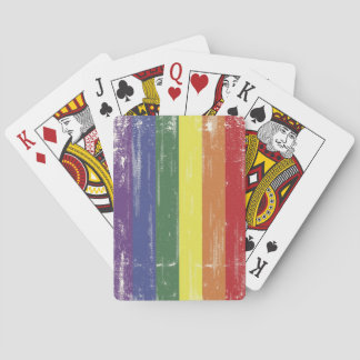 Rainbow Distressed Cards