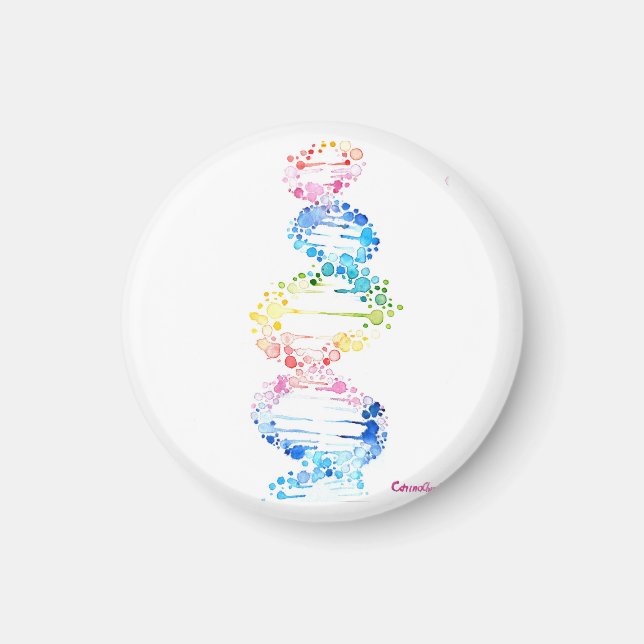 Rainbow DNA Magnet (Front)