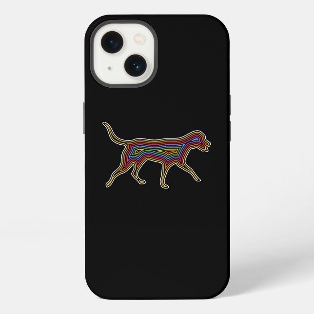 Rainbow Dog iPhone Case (Back)