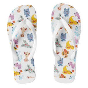 Rainbow dog jandals