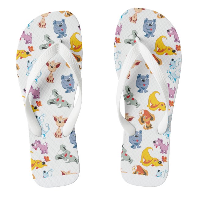 Rainbow dog jandals (Footbed)