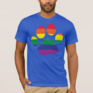 Rainbow Dog Paws T-Shirt