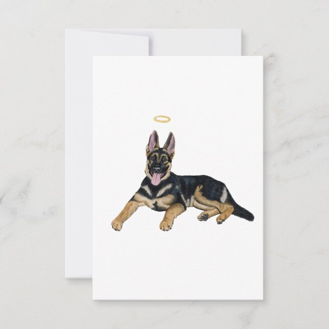 Rainbow Dog Sympathy Card (Front)