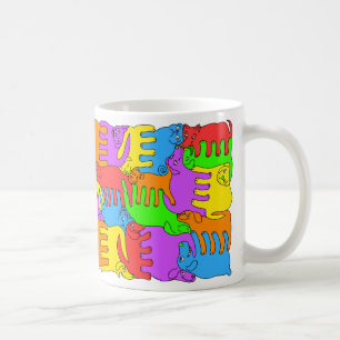 Rainbow Dogs Coffee Mug
