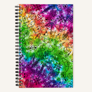 Rainbow Doodle Notebook