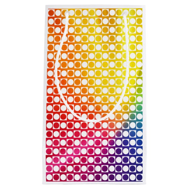 Rainbow Dot Small Gift Bag (Front)