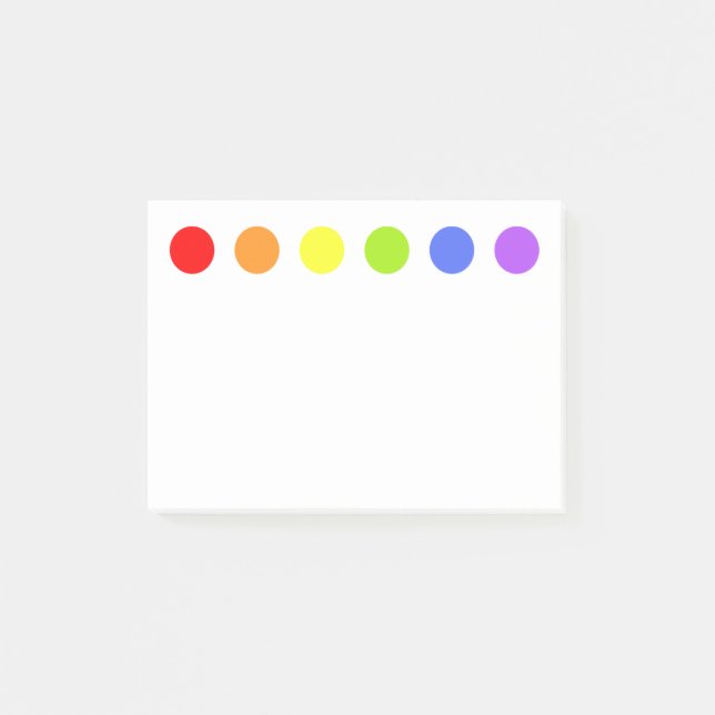 Rainbow Dots Notes (Front)