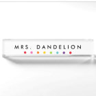 Rainbow Dots Teachers Acrylic