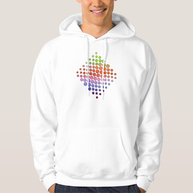 Rainbow Dotted Hoodie (Front)