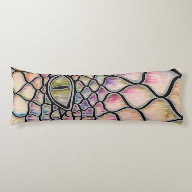 Rainbow Dragon Body Cushion (Front)
