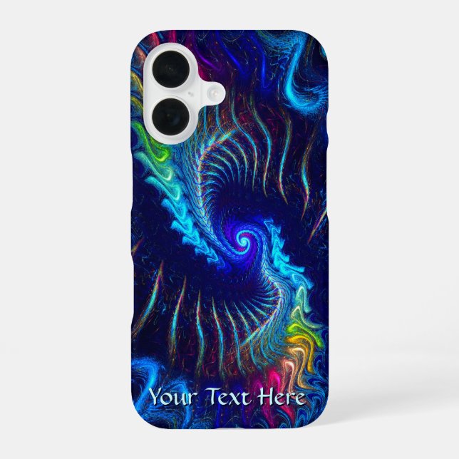 Rainbow Dragon iPhone 16 Case (Back)