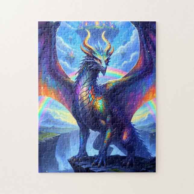 Rainbow Dragon Jigsaw Puzzle (Vertical)