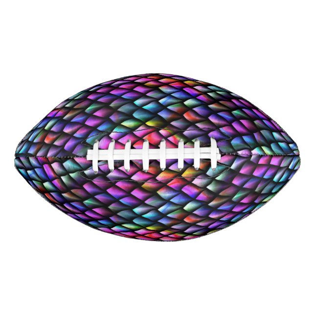 Rainbow Dragon Scales Football (Front)