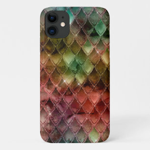 Rainbow Dragon Scales Texture Case-Mate iPhone Case