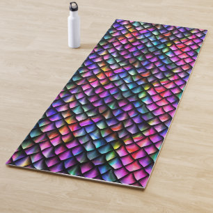 Rainbow Dragon Scales Yoga Mat