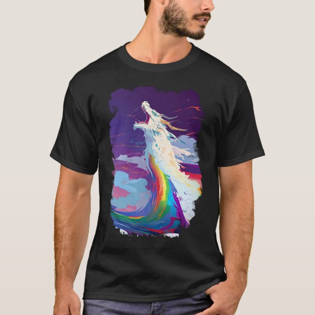 Rainbow Dragon T-Shirt (Front)
