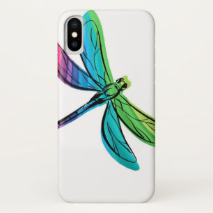 Rainbow Dragonfly Case-Mate iPhone Case