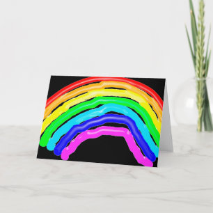 Rainbow drawn card