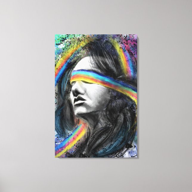 Rainbow Dream Canvas Print - Painting (Front)