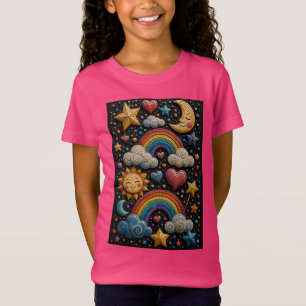 Rainbow Dreams 3D Mosaic T-Shirt