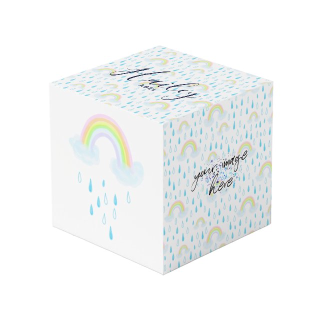 Rainbow Dreams Cube (Front Angled)
