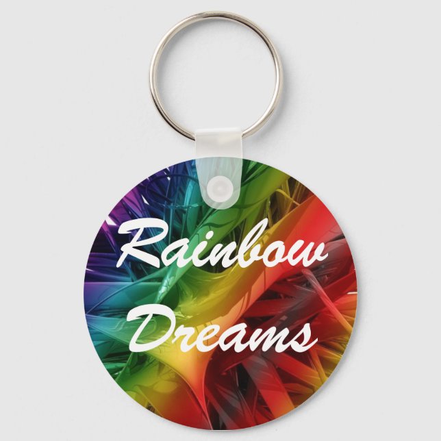 Rainbow Dreams Key Ring (Front)