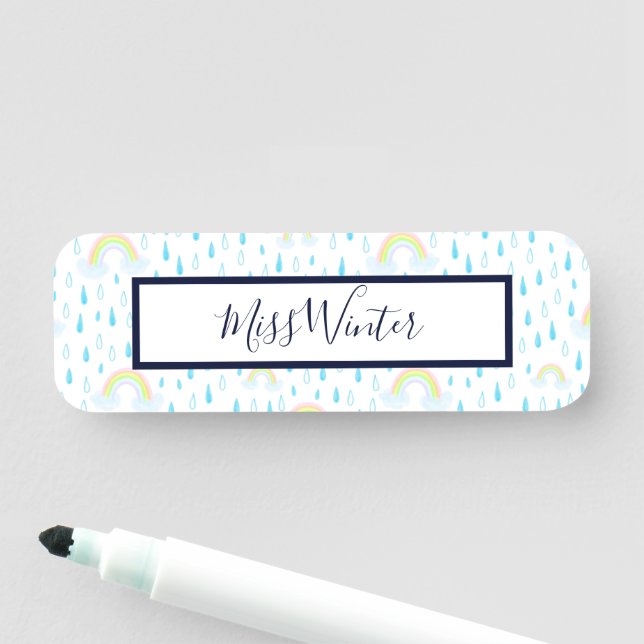 Rainbow Dreams Name Tag (In Situ)