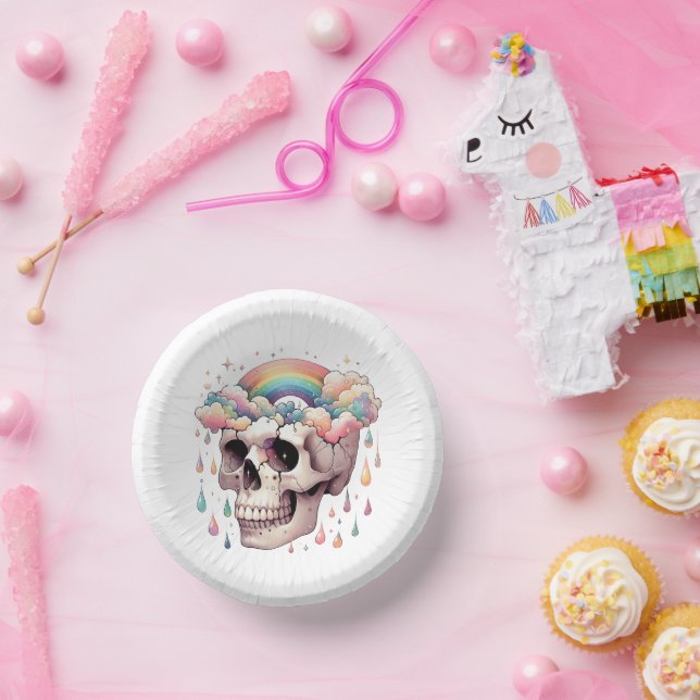 Rainbow Dreams Paper Bowls Plate (Party)