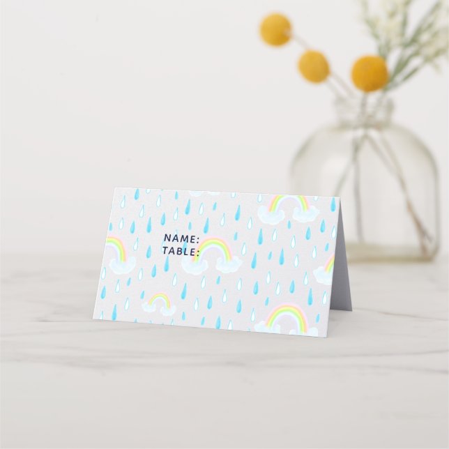 Rainbow Dreams Place Card (Front)
