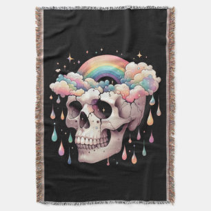 Rainbow Dreams Throw Blanket