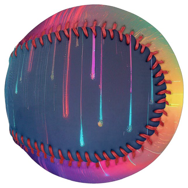 Rainbow Drip Trip Softball (Front Right)