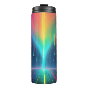 Rainbow Drip Trip Thermal Tumbler