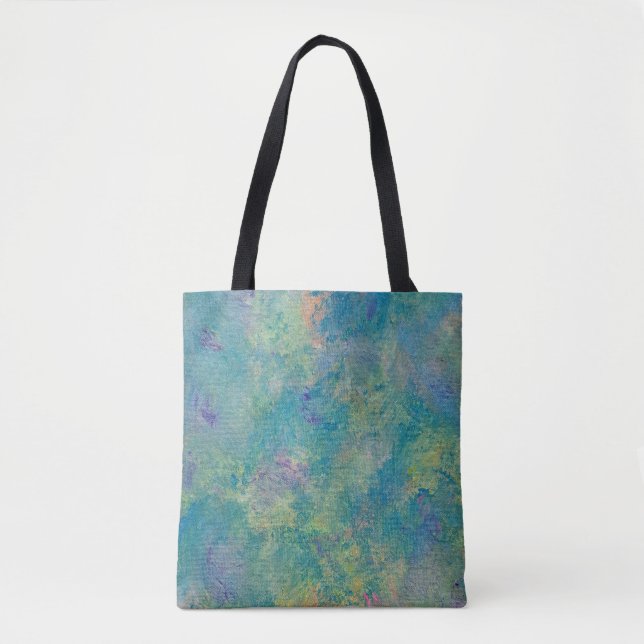 Rainbow Drizzle Tote Bag (Front)
