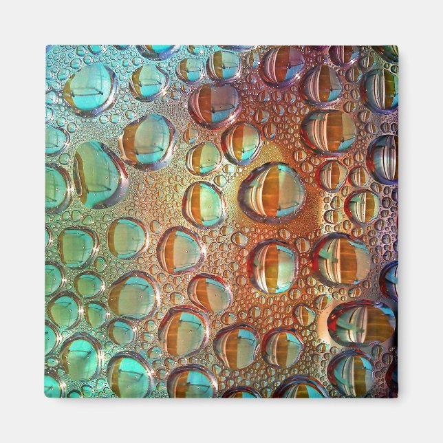 Rainbow Drops Magnet (Front)