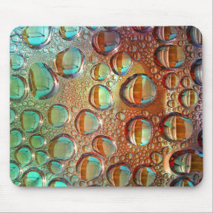 Rainbow Drops Mouse Pad
