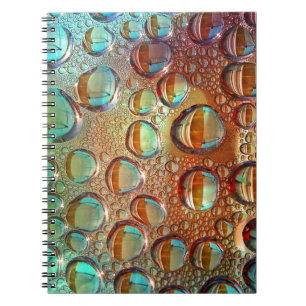 Rainbow Drops Spiral Notebook