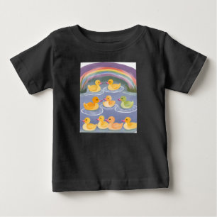 Rainbow duck pond baby T-Shirt