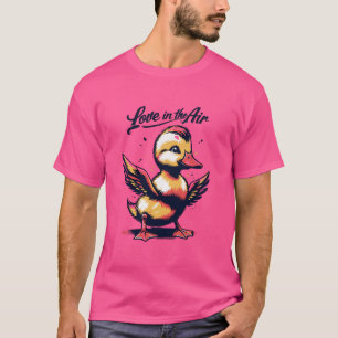 Rainbow Duckling Cupid "Love Is in the Air" T-Shirt