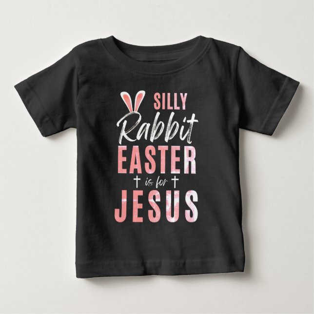 Rainbow Easter Bunny - Easter Baby T-Shirt (Front)