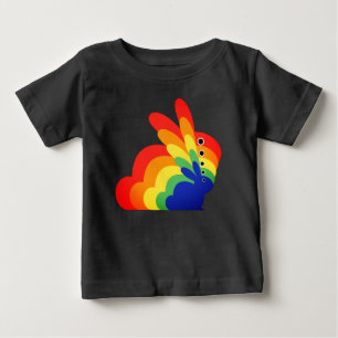 Rainbow Easter Bunny - Easter Baby T-Shirt