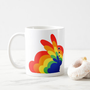 Rainbow Easter Bunny - Easter Coffee Mug