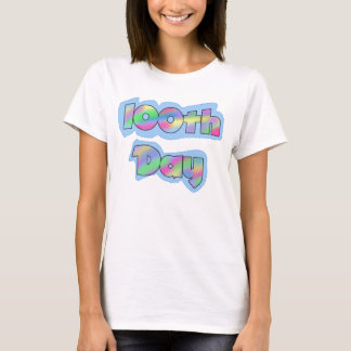 Rainbow Effect 100th Day of School Tshirts