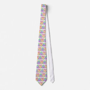 Rainbow Elephants Classy Designer Tie