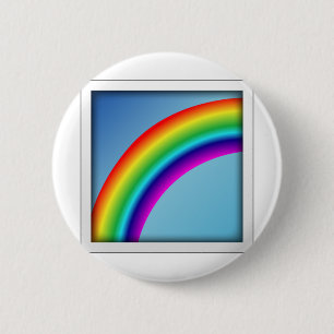 Rainbow - Emoji 6 Cm Round Badge
