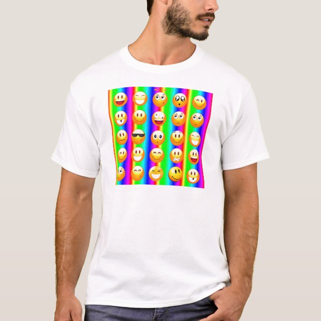 rainbow emoji T-Shirt (Front)