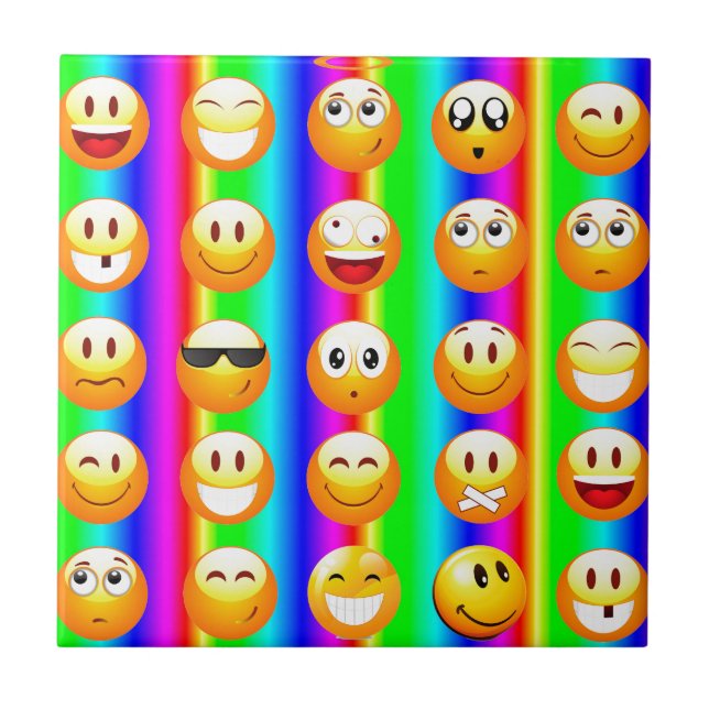 rainbow emoji tile (Front)