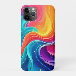 Rainbow Energy Swirl: Vibrant Flow Art Case-Mate iPhone Case